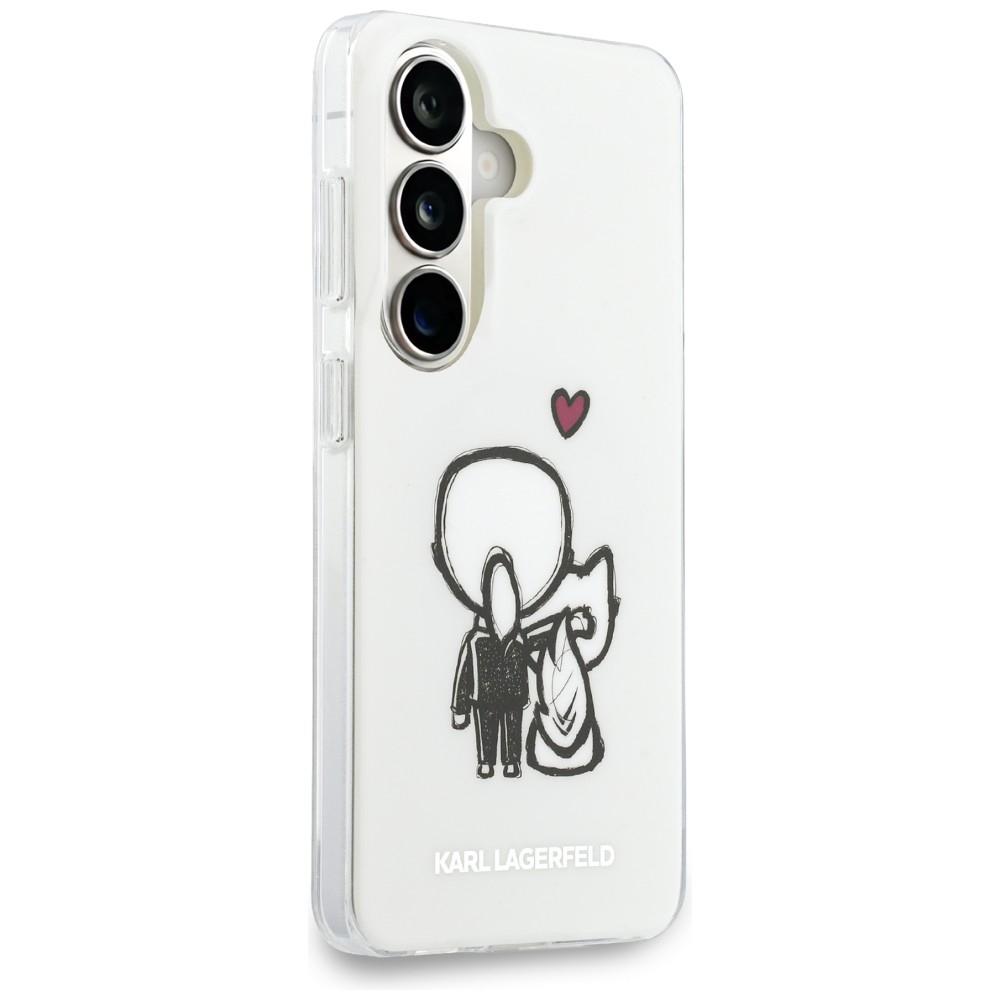 Karl Lagerfeld IML Karl&Choupette MagSafe Case for Samsung Galaxy S26 Transparent