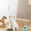 Suction Cat Wand Toy Teaser Toy For Indoor Cats Interactive Cat Spring Toy Kitten Wand Toys Cat Teaser Catcher Stick Toy For