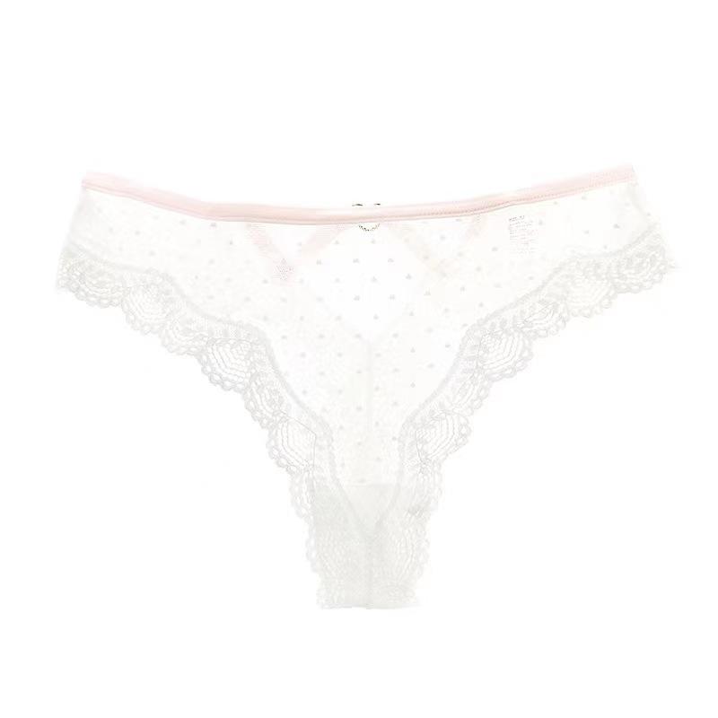Women Sexy Hollow Panties Lace Low-Rise Temptation G-String Breathable Underwear Comfort Thong Embroidery Briefs Intimates