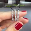 New New Promise Ring with Full Paved Crystal Cubic Zirconia for Women Fashion Versatile Bride Wedding Accessories Jewelry
