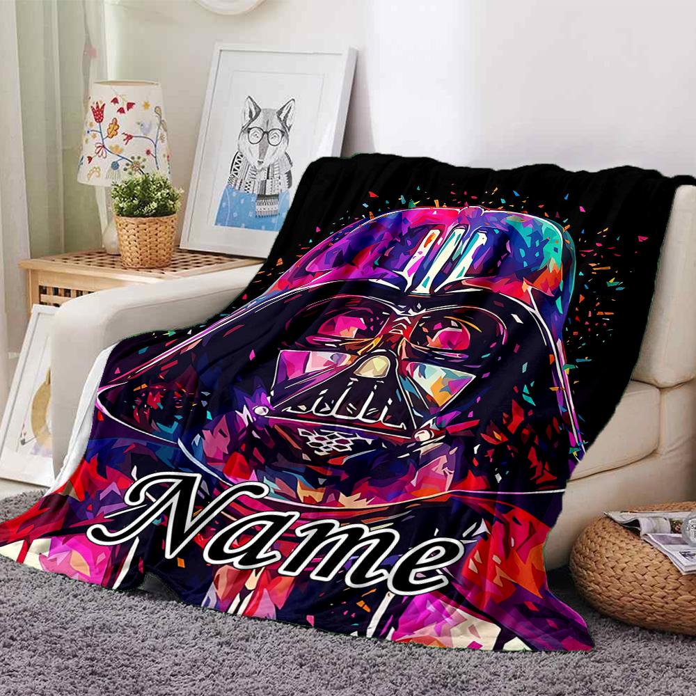 Custom Name Baby Yoda Desert Adventure Party Blanket For Couch Bed Plush Cozy Fuzzy Blanket Super Soft Warm Blankets For Fall And Winter 0916169