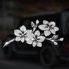 Car Crown Queen Butterfly Flower Rose Vehicle Decoration Sticker Sparkling Sandblasted Reflective Decal Sticker
