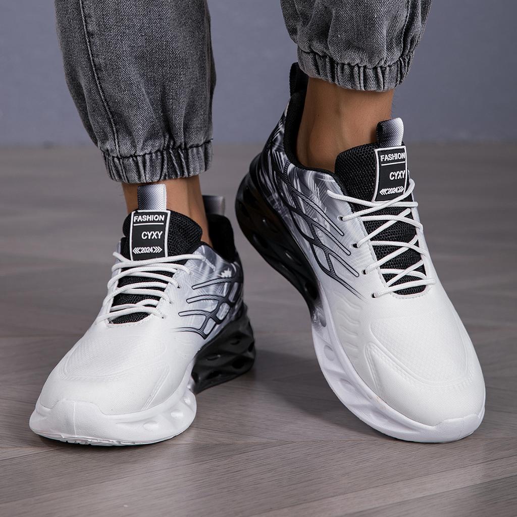 Yrzl Mens Breathable Sneakers Lightweight Comfortable Sports Shoes For Non Slip Sneakers Athletic Outdoor Training Walking Shoes