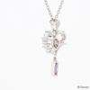 Disney Sleeping Zirconia VPCDS 20128 [Disney] Beauty/Silver Pendant/Rose/Heart/Cubic
