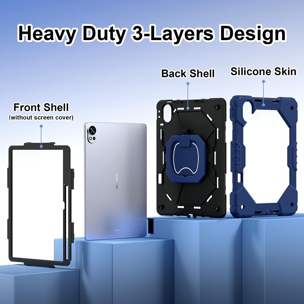 Для Huawei MatePad Air (2024) Чехол Силикон+ПК Подставка Чехол для планшета