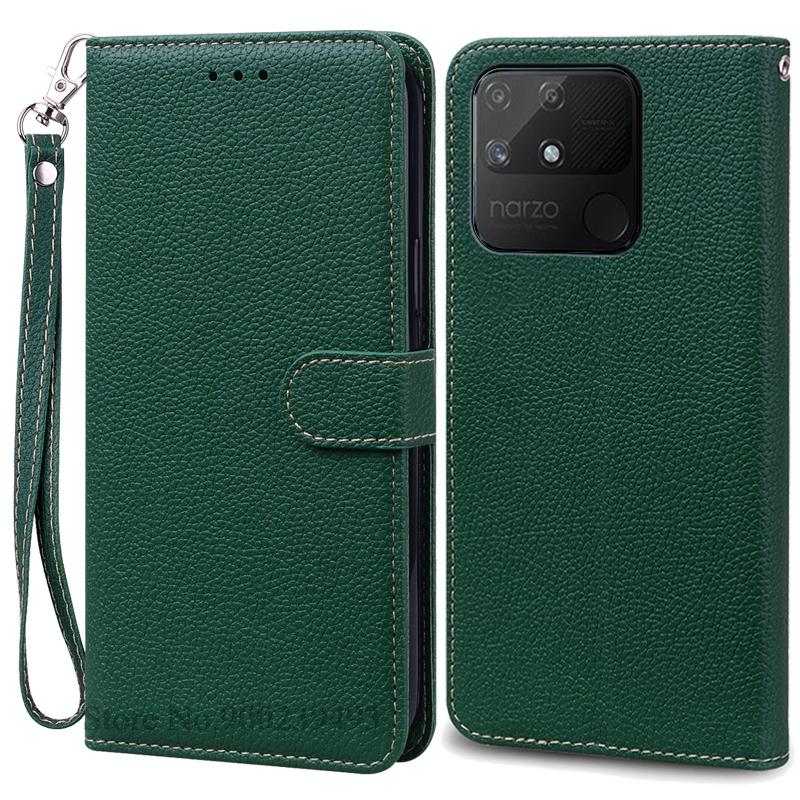 Narzo 50A чехол для Realme Narzo 50A чехол-кошелек кожаный флип-чехол для Realme Narzo 50A чехол телефонная книга чехол Coque Fundas