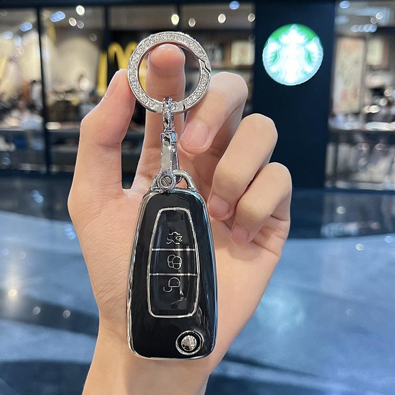 Applicable23Ford Focus Key Cover Mondeo Escort Wing Tiger Explorer Ruijie Sharp Shell Сумка с пряжкой