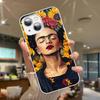 Fashion F-Frida K-KahlosS Tempered Glass For Iphone 14 13 12 11 Pro Mini XS MAX 14Plus X XS XR Fundas