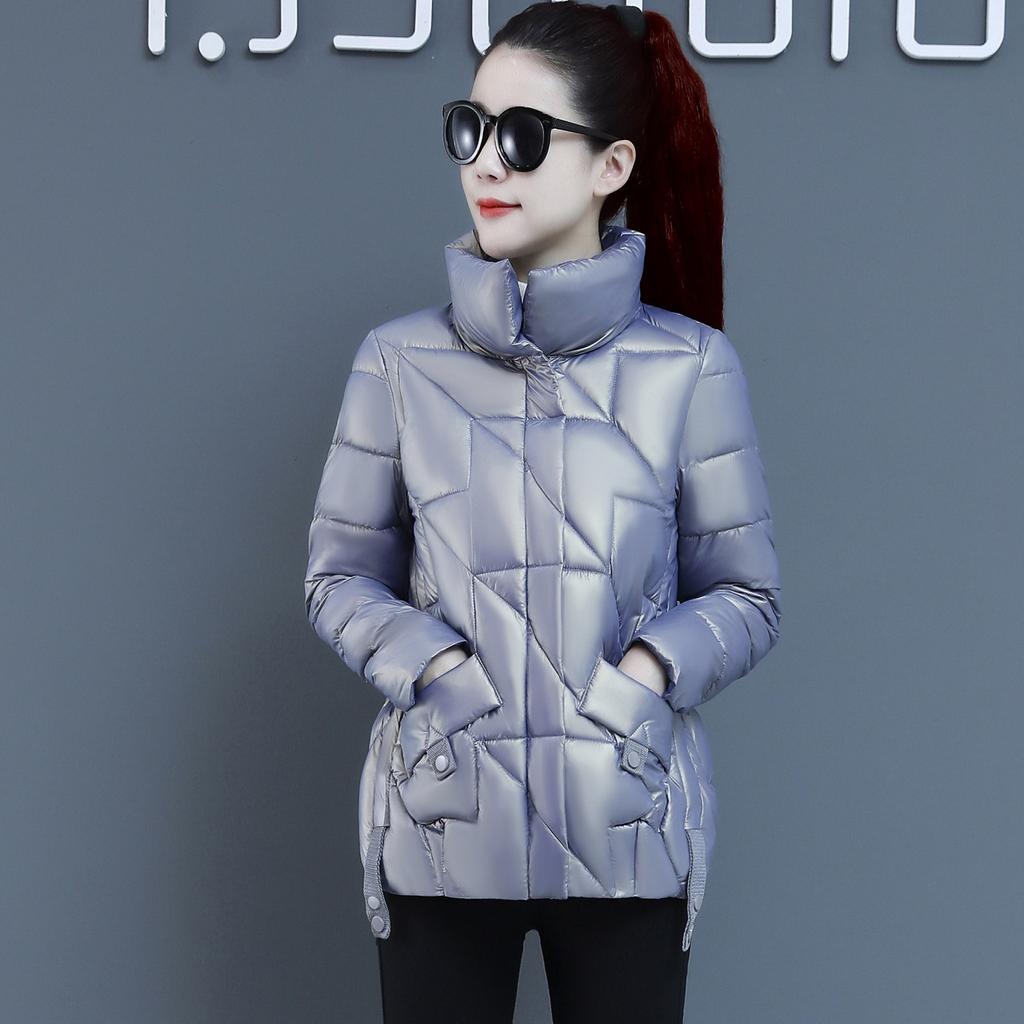 Легкая и тонкая теплая хлопковая куртка с воротником-стойкой нового стиля, не требующая стирки