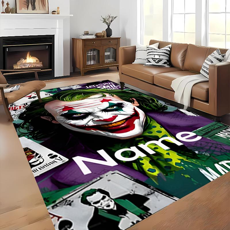 Custom personalization Joker Area Rug - Perfect For Kitchen, Bathroom,Laundry Room Decor Large Size Available,Gift All Seasons