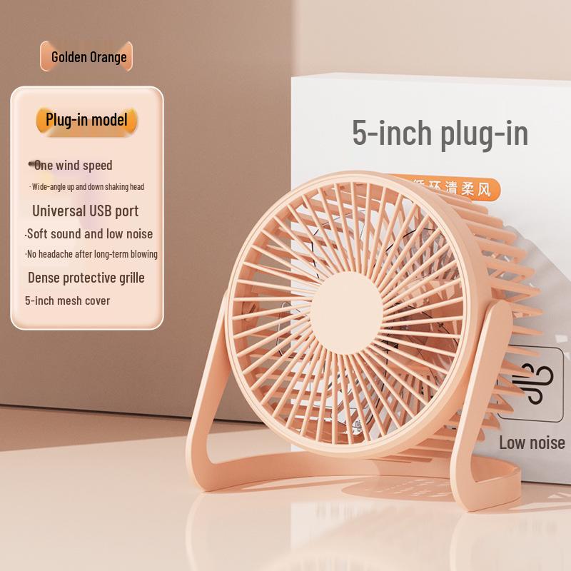 USB Mini Desk Fan: 5, 6, and 8 Inch - Perfect for Students and Offices