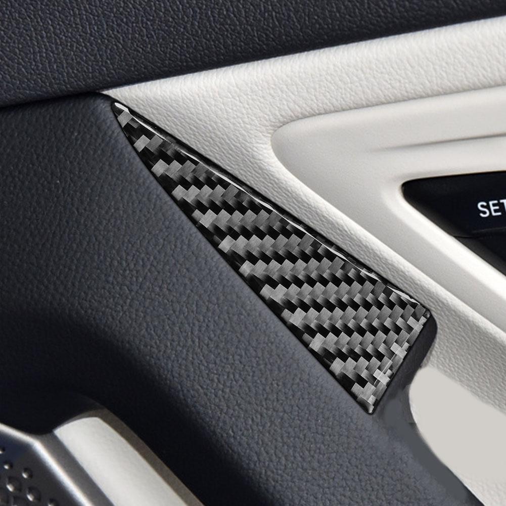 2pcs Carbon Fiber Inner Door Armrest Strip Cover Trim For BMW Z4 G29 2019-2022 Car Styling Interior Accessories