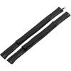 VOFONO 2 Pcs Updated Heavy Duty Strong Adjustable Door Limiting Check Strap with Zipper Fit for 2000 To 2018 Jeep Wrangler Tj Jk Jl Black