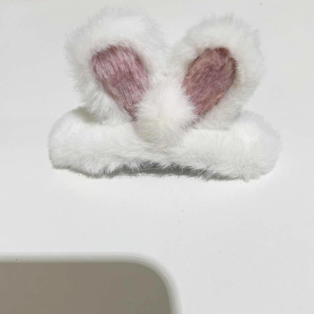 Fluffy Plush Claw Clip Korean Style Sweet Ponytail Clip Autumn Plush Hair Claw Girl