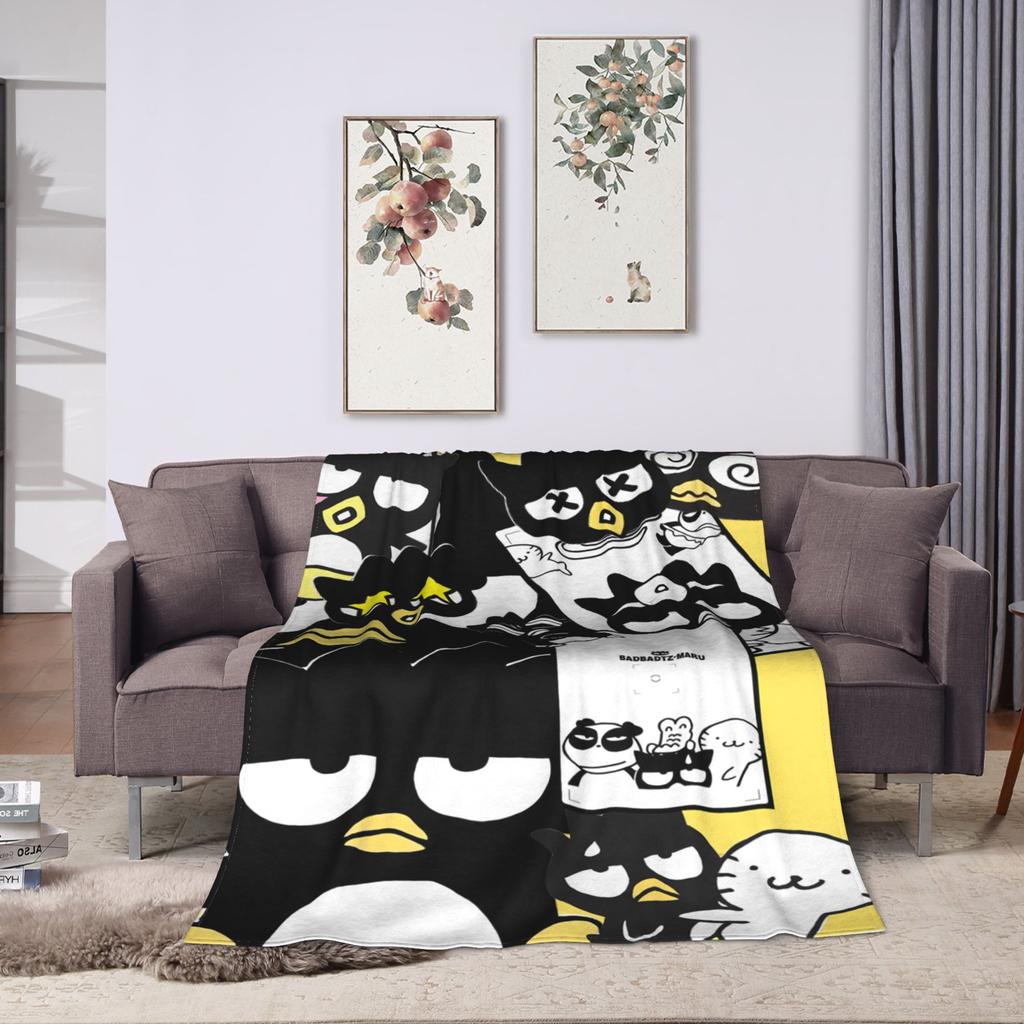 Bad Badtz Maru Blanket Quality Super Soft Bedding Throws Spring Child Couch Bed Comfortable Bedspread