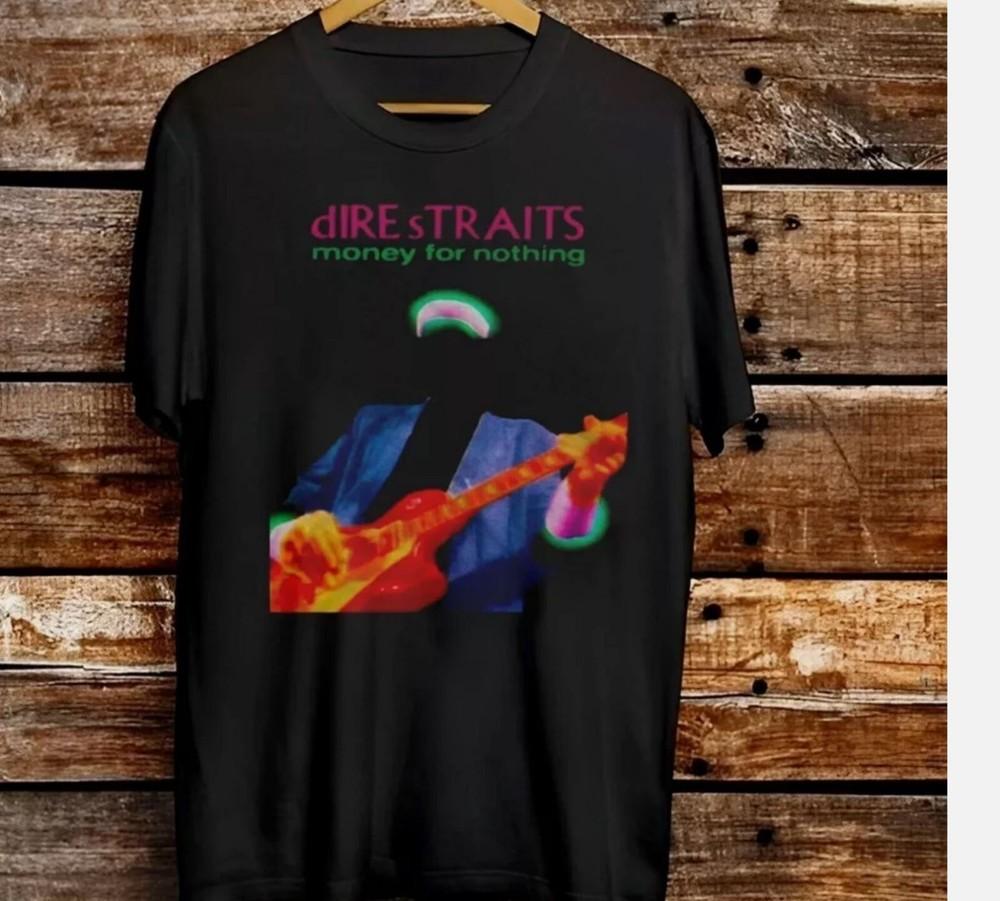 Dire Straits Money For Nothing Live In Concert T Shirt Full Size