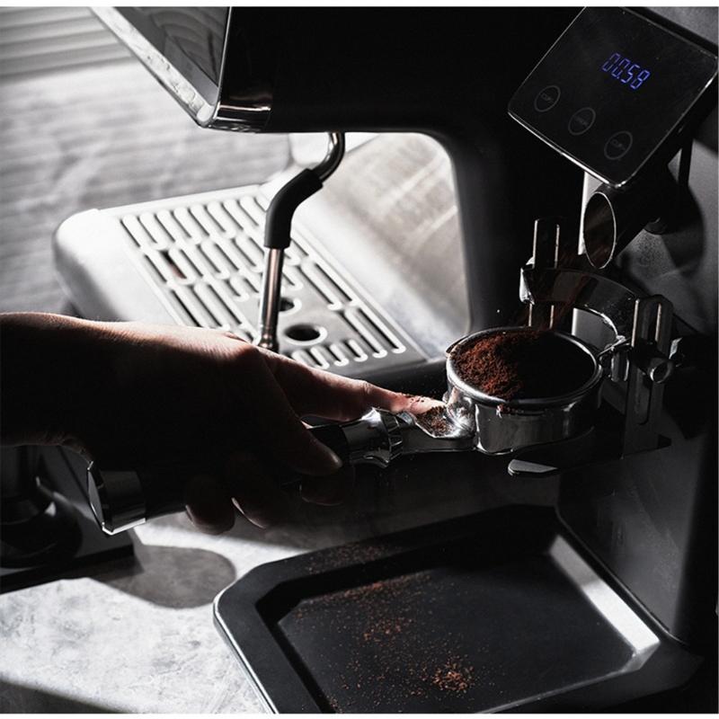 Stainless Steel Bottomless Portafilter Handle Espresso Machine Filter Holder Professional Home Brewing Equipment