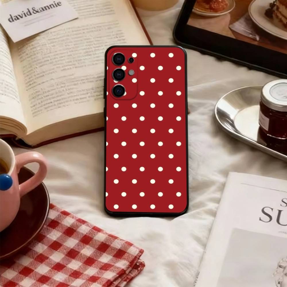 Чехол для телефона с линейным точечным узором для Samsung S25, S24, S21, S22, S23, S30, Ultra, S20, Plus, Fe, Мягкий черный чехол