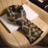 Black and White Plaid Wool Scarf Men's Winter Warm Gift Box High-end Versatile Winter Scarf Gift Boyfriend