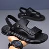 Мужские сандалии, летняя верхняя одежда, нескользящая износостойкая пляжная обувь с мягкой подошвой, сандалии, тапочки
