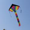 105cm Kids Large Rainbow  Kite Outdoor Toys Beach Fun Durable Rainbow Kite 