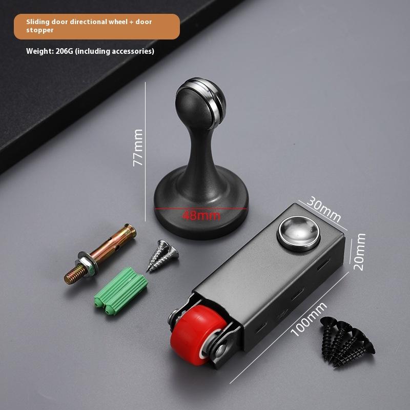 Door Sagging Universal Sliding Door Pulley Swing Door Guide Wheel Cold Steel Silent Anti Falling Load-Bearing Bottom Wheel