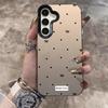 Черные Точки Бант Этикетка Чехол для Телефона Для Samsung Galaxy S25 S24 S23 Ultra S22 Plus S21 FE A16 A26 A25 A24 A36 A56 A55 A54 A53 C поверх
