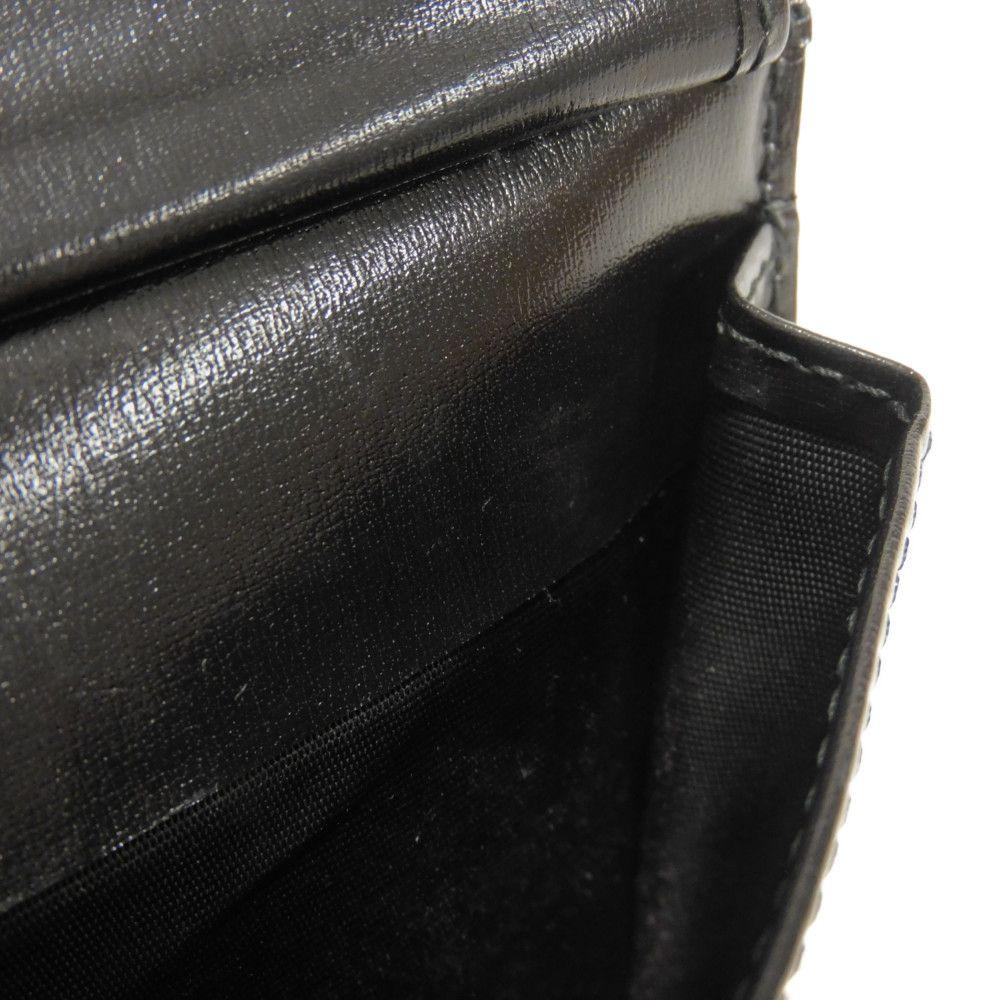 Б/у кошелек для монет Ophidia 9539 (597609, 10OTT, 1000, 7941) in GG Python Лимитированная серия Экзотический черный. из Японии