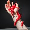 3D-печатная модель скелета дракона, полнотелая, с подвижными суставами, череп, украшения-драконы, креативное настольное украшение, коллекция, подарки