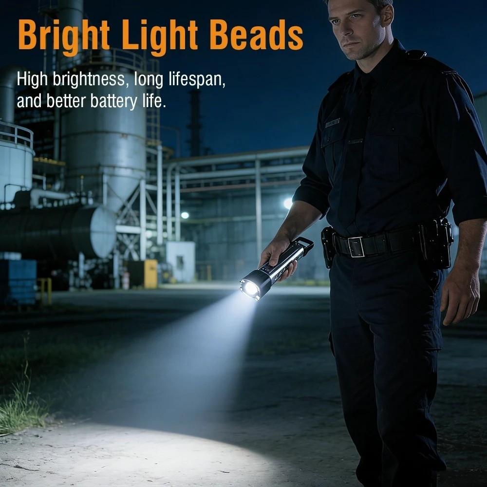 Super Brightness Folding Work Light Long-Lasting Portable Searchlight Magnetic Flashlight Outdoor