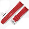 FKM Fluororubber Rubber Watch Strap 21mm Waterproof Silicone Wristband For Submariner DEEPSEA Oysterflex Rolex Watchband Band