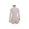 Nike T Shirts Women's Blended Gray Brown Turtleneck Moderate Straight Fit DV7881-272