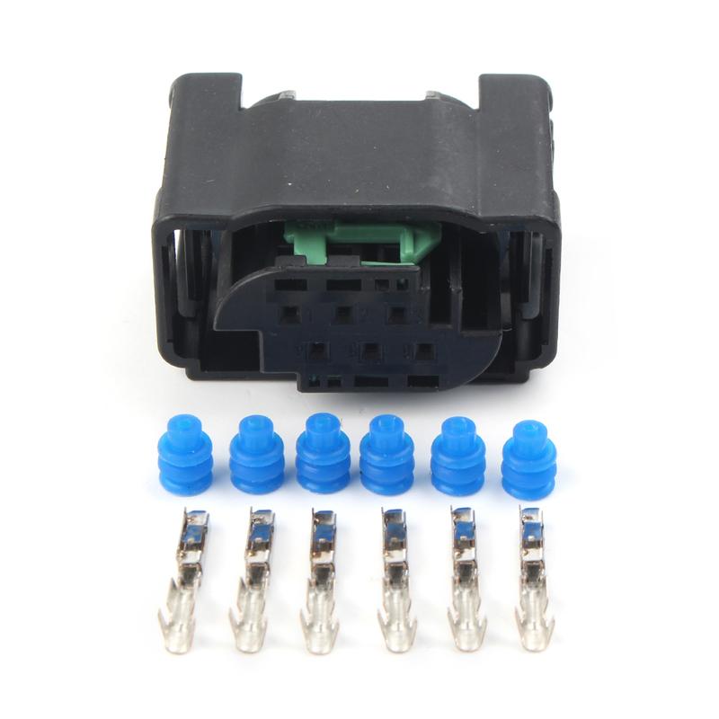 1Pcs New Connector w 6 P and 6 Seals for Electronic Throttle Body Car Accessories Parts