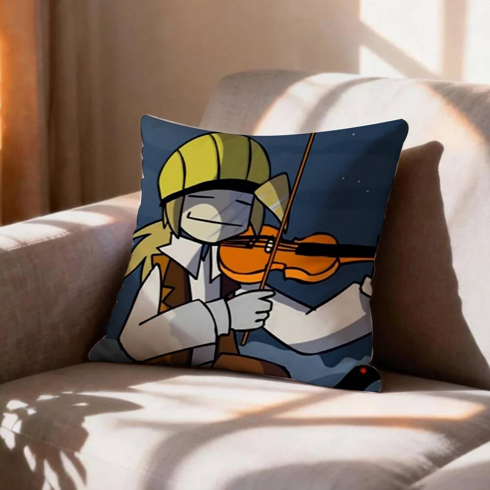 COOL LLaw Of Talos Anime Pillow Case Pattern Printed Pillowcase For Living Room Sofa Cushion Cover