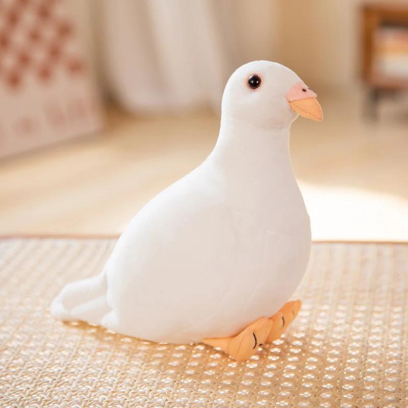 20CM Simulation Pigeon Plush Toy Soft Stuffed Animals Birds Magpies Plush Dolls Room Decorations Kids Birthday Presents