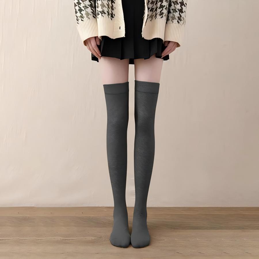 Женские Новые Зимние Теплые Длинные Носки Толстые Термо Гольфы до Колена Выше Колена Дышащие Харадзюку Jk Длинные Гольфы Выше Колена до Икры