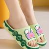 Новые летние женские модные нескользящие без запаха уличные модные удобные тапочки с рисунком для женщин