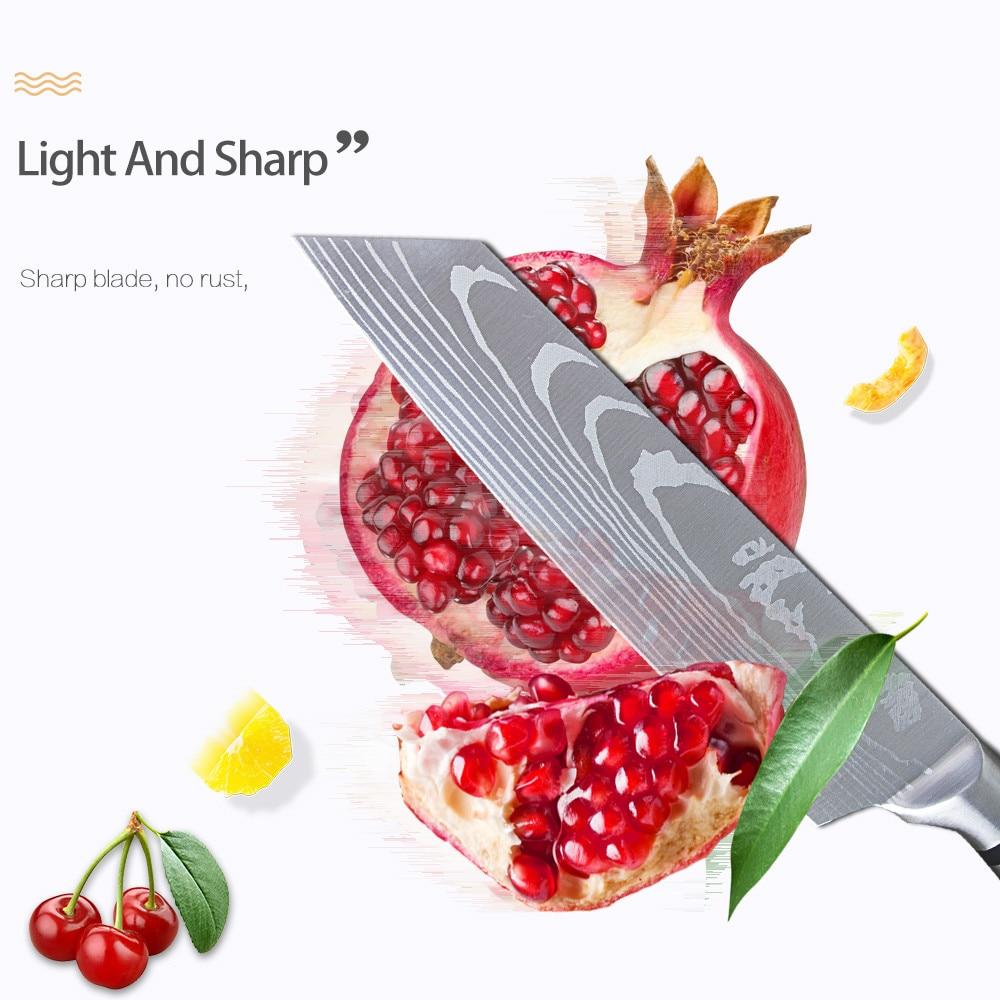 8-дюймовый японский нож шеф-повара «Привычка ножа» Кухонный нож шеф-повара из нержавеющей стали