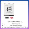 Зарядное устройство TELESIN для GoPro Hero 13, кейс для быстрой зарядки, Power Bank Stamina Volt, бокс для хранения, аксессуары для Go Pro Hero 13