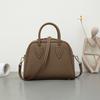 Niche First-Layer Cowhide Boston Pillow Bag Single Shoulder Crossbody Portable Leather Women's Bag Tide