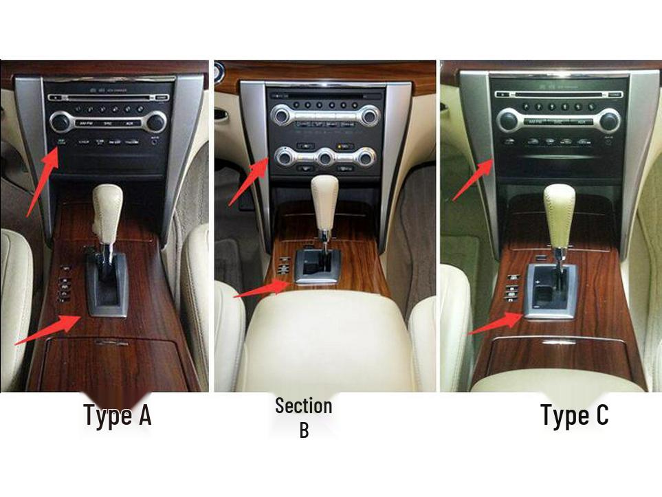 Teana 08-12 Наклейка на консоль переключения передач из углеродного волокна для модификации интерьера