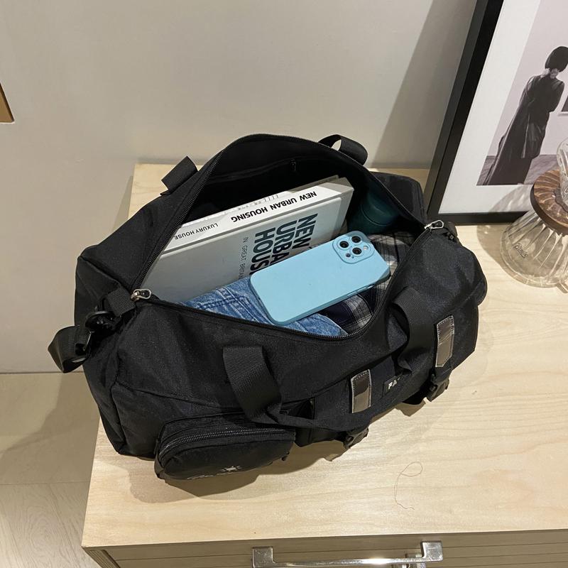 Большая вместительная портативная сумка-мессенджер, дорожная водоотталкивающая сумка, унисекс, студенческая дорожная сумка через плечо