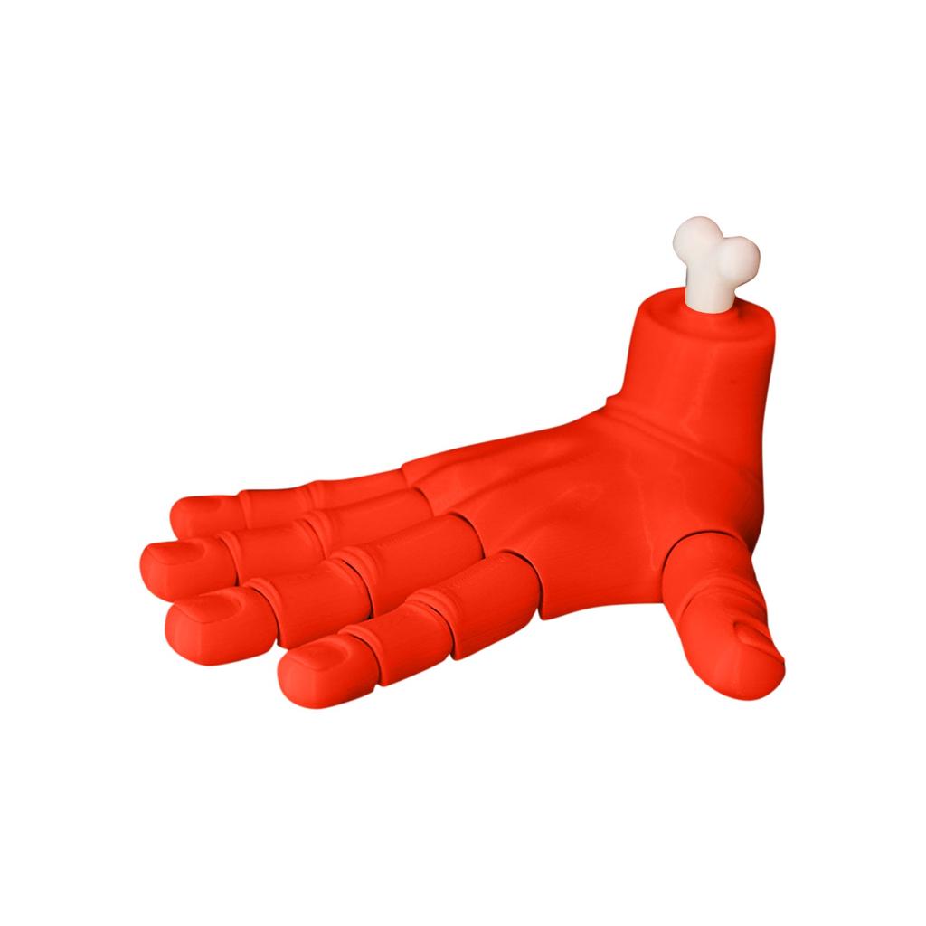 3D-печатная пластиковая модель руки на Хэллоуин, страшный шарнирный костюм, украшение для косплея на Хэллоуин