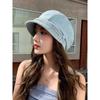 Retro Denim Duck Tongue Stacking Hat Spring and Summer Street Modeling Beret Showing Face Little Painter Hat