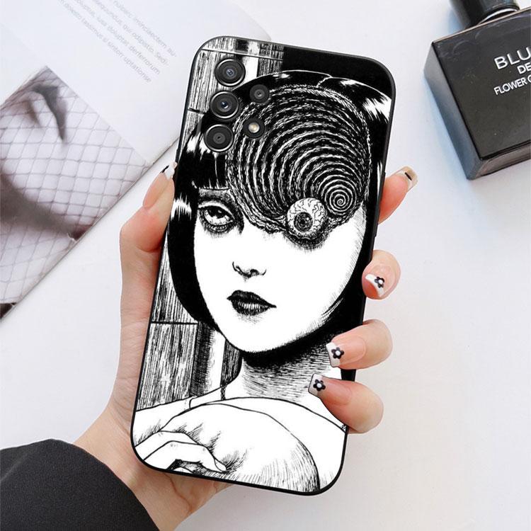 Чехол для телефона Junji Ito Tomie с рисунком комикса Для Samsung Galaxy S24 FE S25 Ultra A03 A04 A05 A06 A12 A13 A16 A26 A35 A36 A56 A55