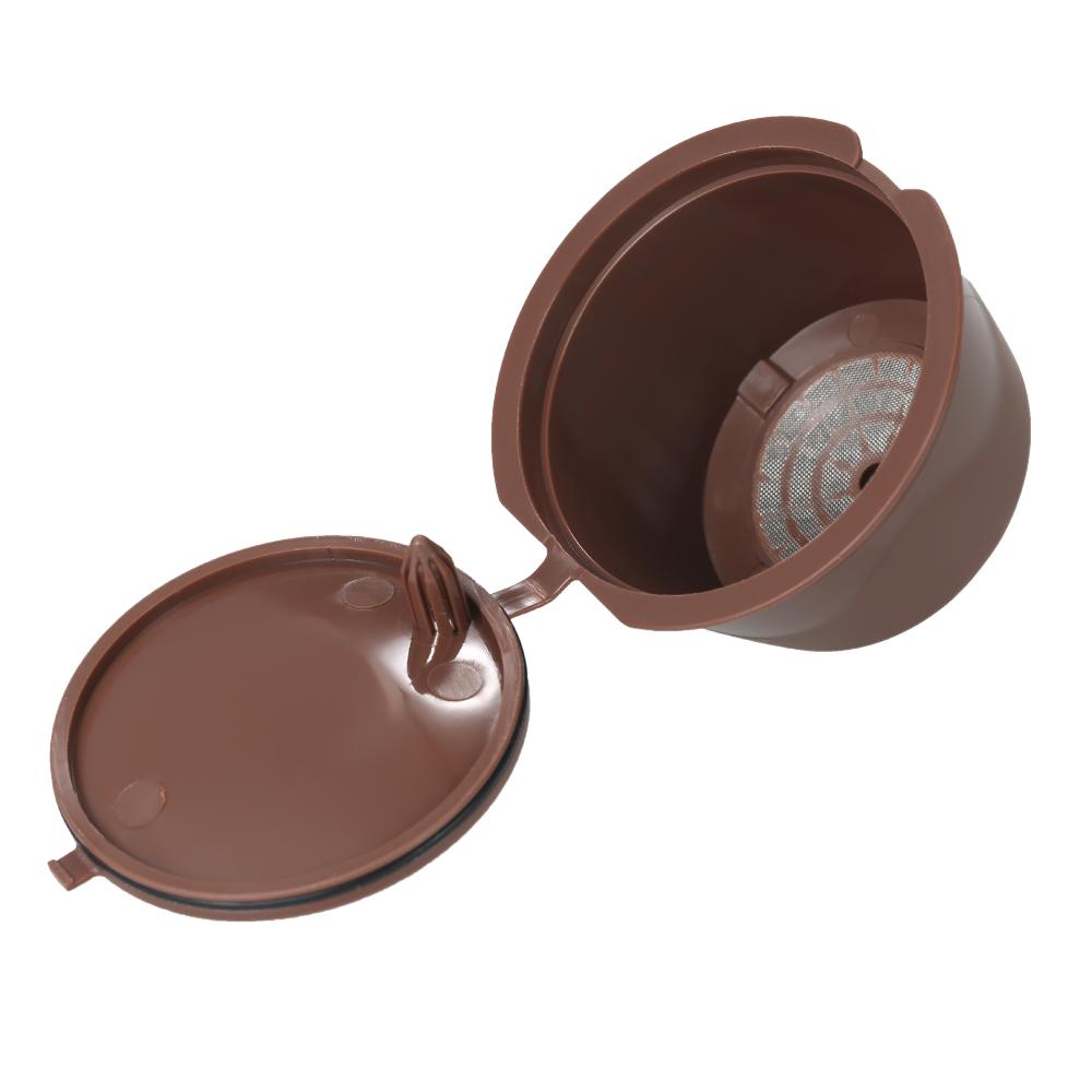 Набор из 3 шт. Кофейная капсула Dolce Gusto Фильтрующая кофейная многоразовая кофейная капсула Dolce Gusto с ложкой и щеткой