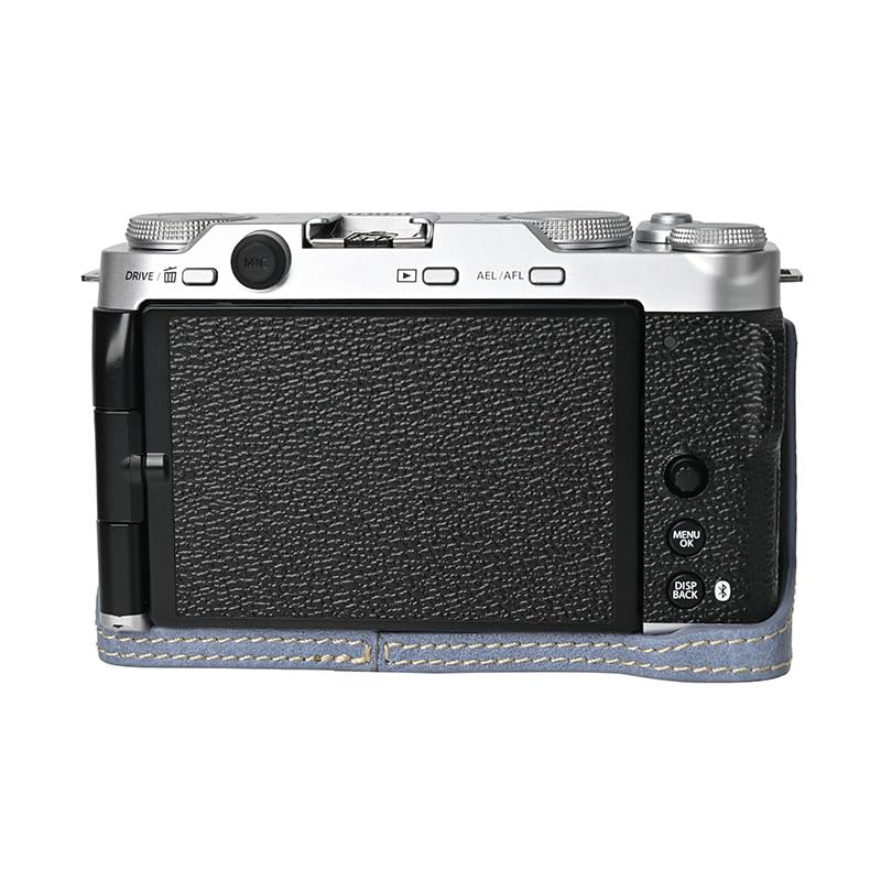 SIUTATDSH Camera Case PU Leather Applicable Fuji Film FUJIFILM FUJI Xm5 Case Liner Case Camera X-m5 Holder, Earthquakeproof/Shockproof/Toilet (Blue)