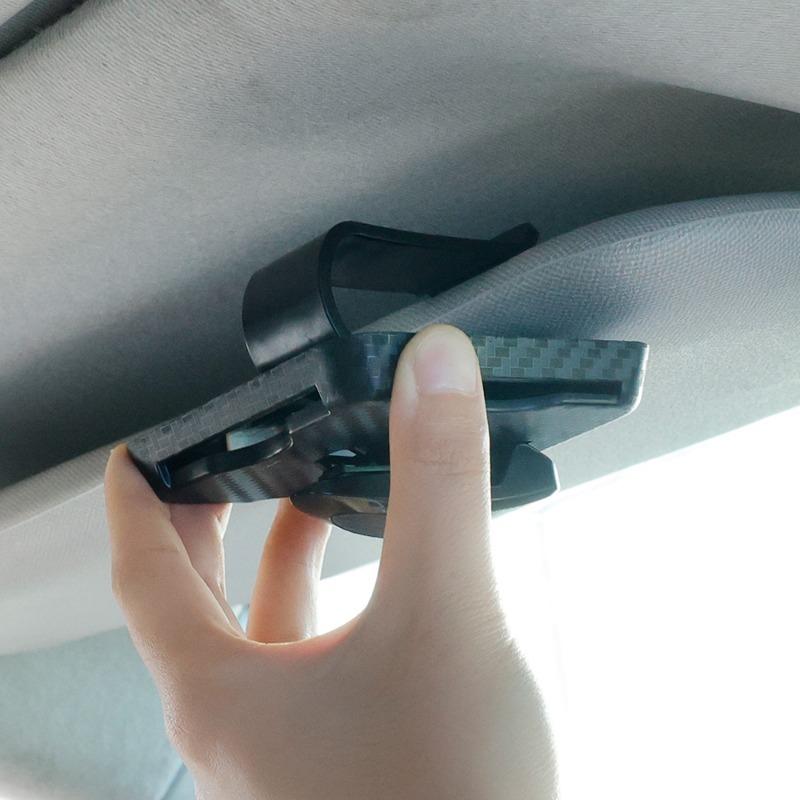 Мягкие зажимы для автомобильных очков Солнцезащитный козырек Футляр для очков Универсальный зажим для солнцезащитных очков Держатель для карточек Футляр для ручек Аксессуары для очков