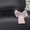 Крючки на подголовник автомобиля Декор в виде банта со стразами 10 фунтов грузоподъемность Милые вешалки для автомобильного сиденья Подарок для женщин Хранение сумки в машине