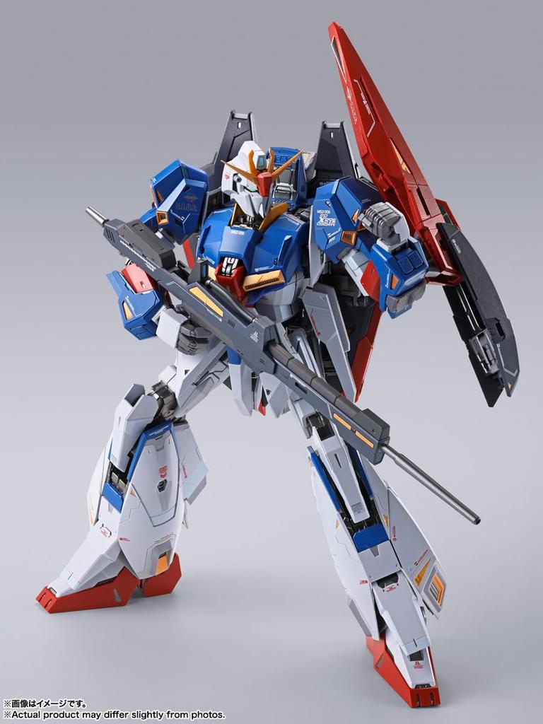 TAMASHII NATIONS METAL BUILD Mobile Suit Z Gundam Zeta Gundam, approximately 190mm, PVC, ABS, and die-cast painted action figure